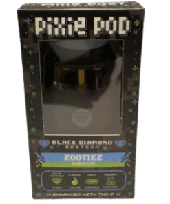 Pixie pod 4g black diamond edition Zootiez THCa + THCP 4ml Vape